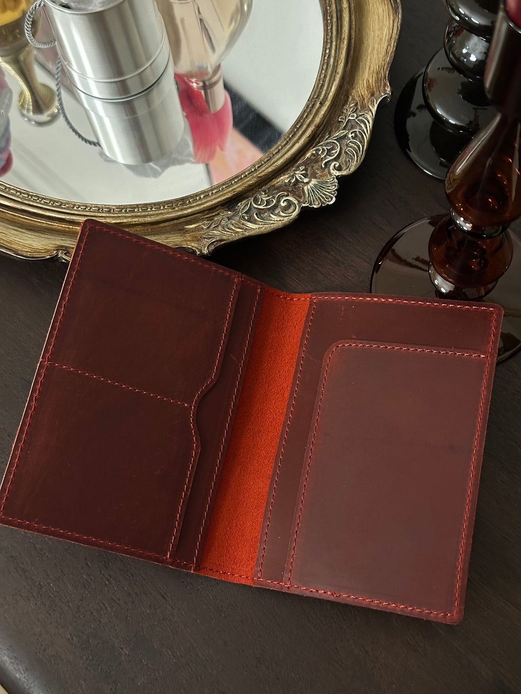 Hand-Foiled personalized Passport Holder