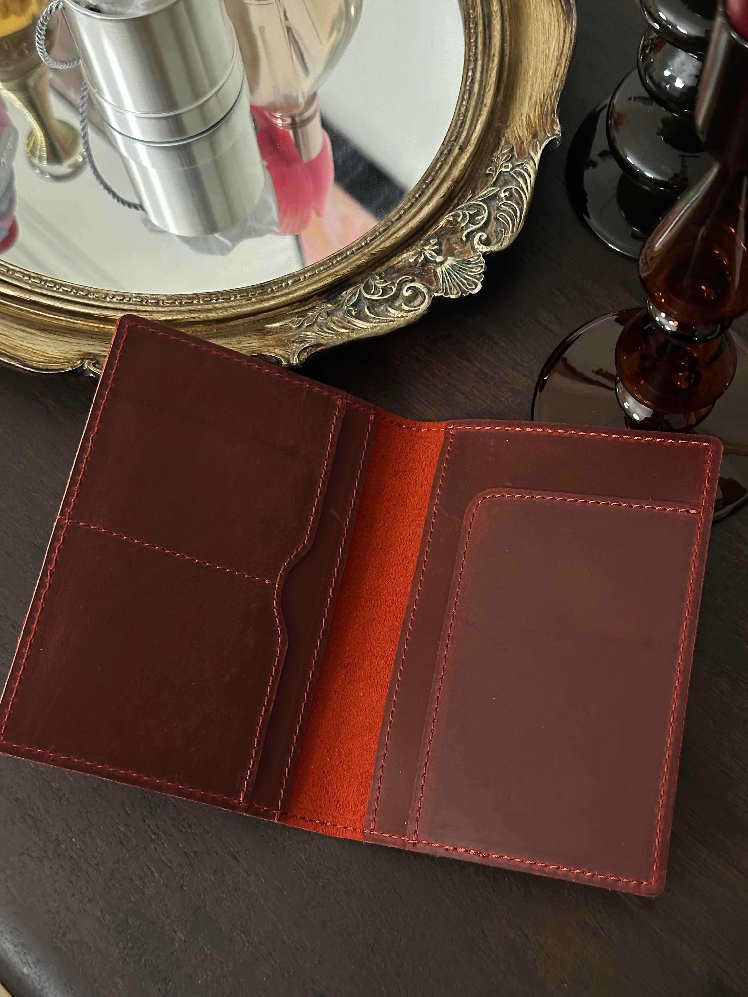 Hand-Foiled personalized Passport Holder