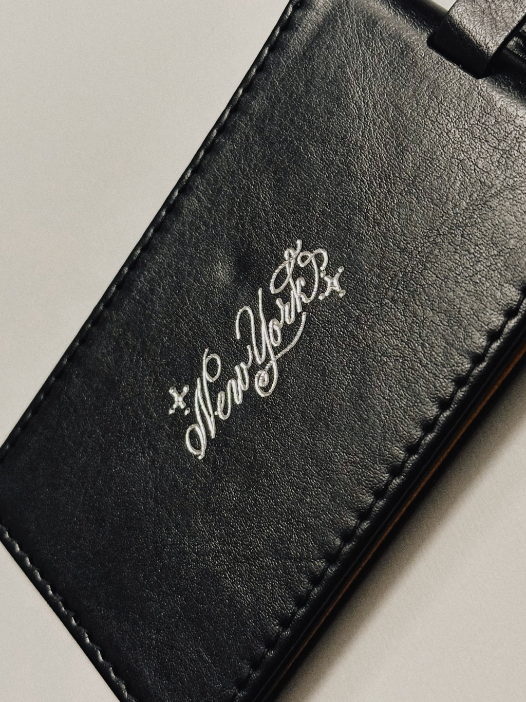 Hand-Foiled personalized Luggage Tag